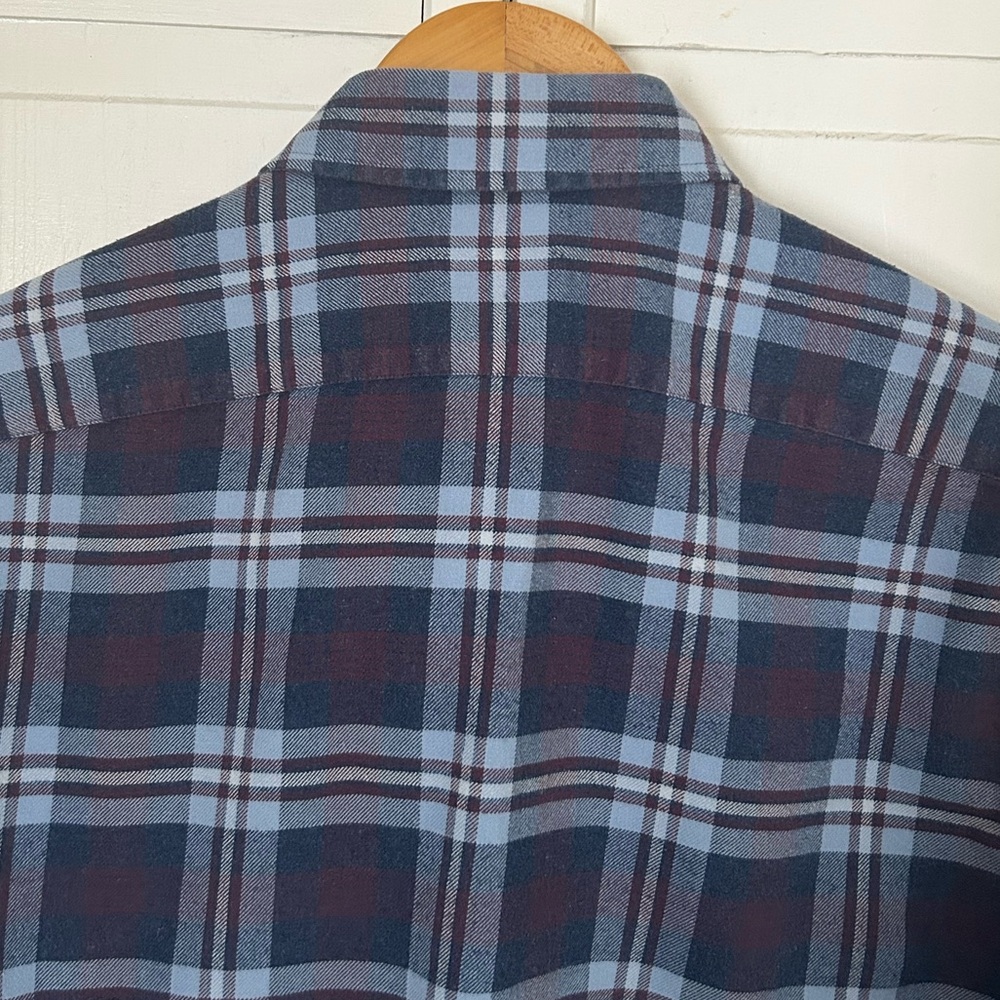 UNTUCKit Men’s Size M Long Sleeve Plaid Flannel Button Down Shirt - Picture 13 of 13